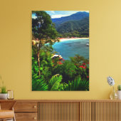 A Yelapa View 0828 Art Canvas Print Leinwanddruck (Insitu (Wohnzimmer))