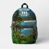 A Yelapa View 0828 Bedruckter Rucksack (Vorderseite)