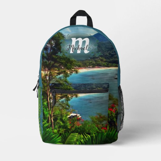 A Yelapa View 0828 Bedruckter Rucksack (Vorderseite)