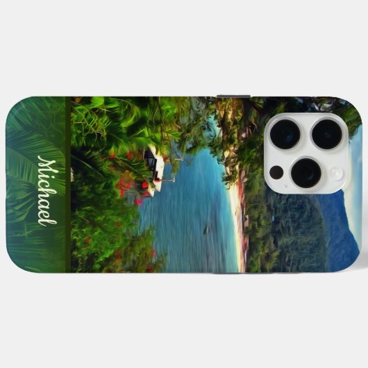 A Yelapa View 0828 Case-Mate iPhone Hülle (Rückseite (Horizontal))