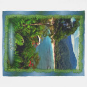 A Yelapa View 0828 Fleecedecke (Vorderseite (Horizontal))