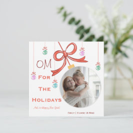 A Yoga Lover's Flat Holiday Card Feiertagskarte