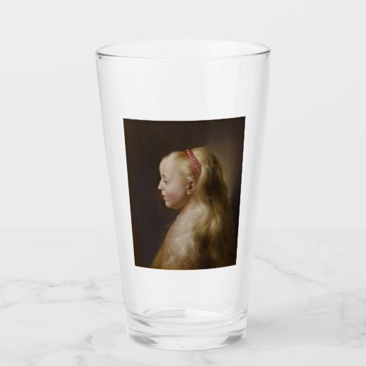 A Young Blonde Girl (von Jan Lievens) Glas (Vorderseite)