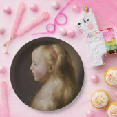 A Young Blonde Girl (von Jan Lievens) Pappteller (Party)