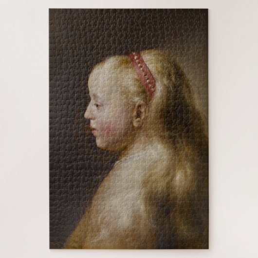 A Young Blonde Girl (von Jan Lievens) Puzzle (Vertikal)