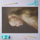 A Young Blonde Girl (von Jan Lievens) Seidenpapier (Basteln)