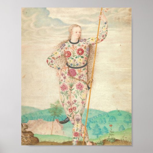 A Young Celtic Tattooed Warrior Daughter Jacques Poster (Vorne)