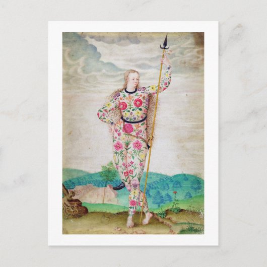 A Young Daughter of the Picts, c.1585 (w/c und gou Postkarte (Vorderseite)