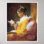 A Young Girl Reading, 1776 Jean-Honore Fragonard Poster (Vorne)
