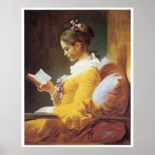 A Young Girl Reading, 1776 Jean-Honore Fragonard Poster