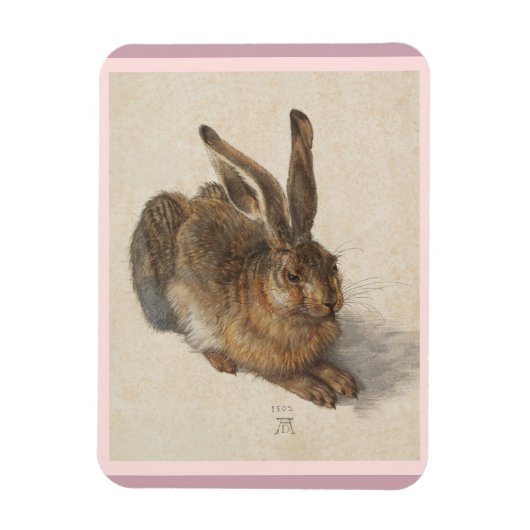 A Young Hare Magnet (Vertikal)