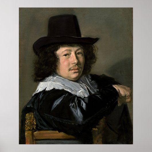 A Young Man - Frans Hals Fine Art Poster (Vorne)