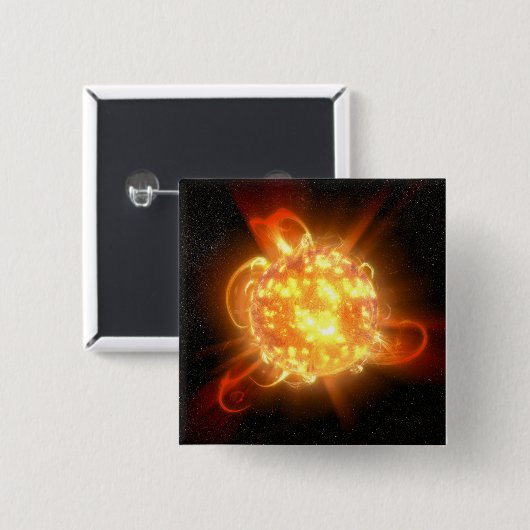 A Young Red Zwarf Button (Vorne & Hinten)