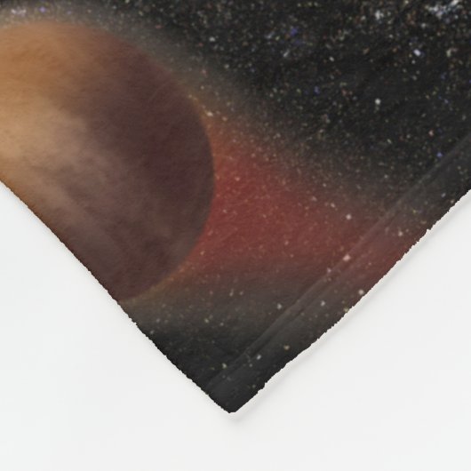 A Young Red Zwarf Fleecedecke (Ecke)