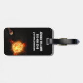 A Young Red Zwarf Gepäckanhänger (Rückseite horizontal)