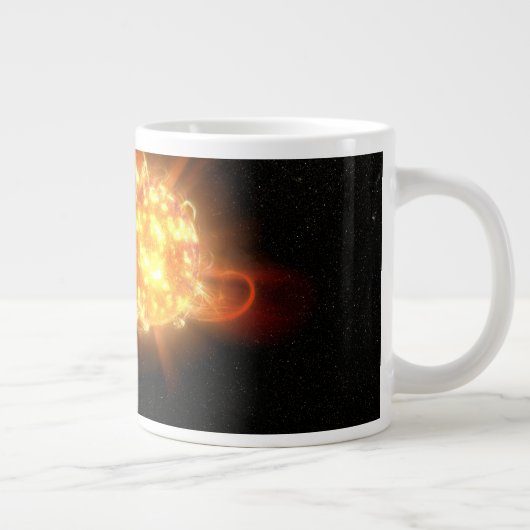 A Young Red Zwarf Jumbo-Tasse (Rechts)