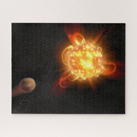 A Young Red Zwarf Puzzle (Horizontal)