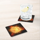 A Young Red Zwarf Rechteckiger Pappuntersetzer (Vor Ort)