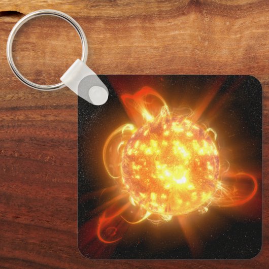 A Young Red Zwarf Schlüsselanhänger (Vorderseite)