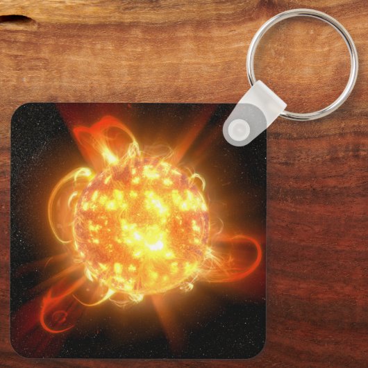 A Young Red Zwarf Schlüsselanhänger (Rückseite)