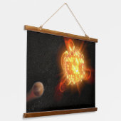 A Young Red Zwarf Wandteppich Mit Holzrahmen (Gewinkelt)