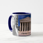 A Yourhful Samuel Alito - Oberster Gerichtshof der Tasse (Vorderseite Links)