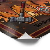 A-Z Antiquity War Alphabet Poster (Ecke)