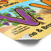 A-Z Bible Character Alphabet Poster (Ecke)