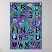A-Z Hexen-Alphabet Poster (Vorne)
