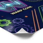 A-Z Sci-Fi-Alphabet Poster (Ecke)