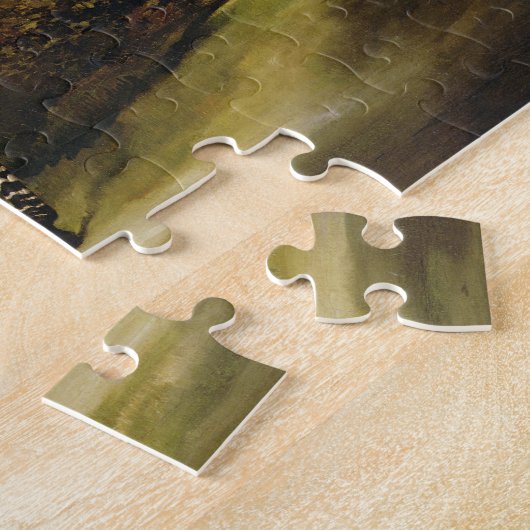 A Zebra, 1763 (Öl auf Leinwand) Puzzle (Seite)