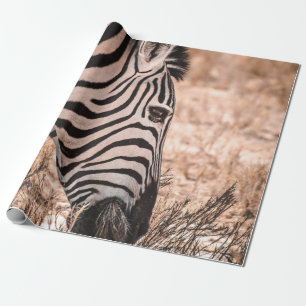 A ZEBRA ETOSHA NATIONALPARK GESCHENKPAPIER