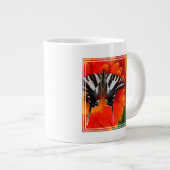 A Zebra Frack Butterfly Jumbo-Tasse (Vorderseite Rechts)