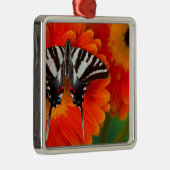 A Zebra Frack Butterfly Ornament Aus Metall (Rechts)