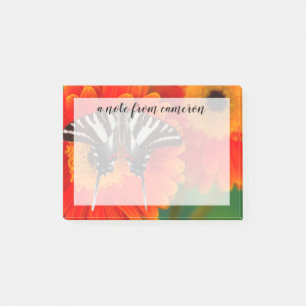 A Zebra Frack Butterfly Post-it Klebezettel