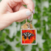 A Zebra Frack Butterfly Schlüsselanhänger (Hand)