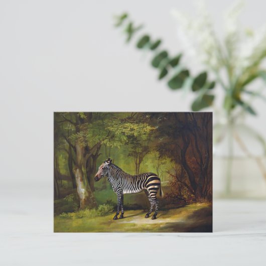 A Zebra von George Stubbs Postkarte (Stehend Vorderseite)