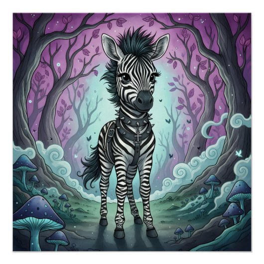 A Zebras Suche Poster (Vorderseite)
