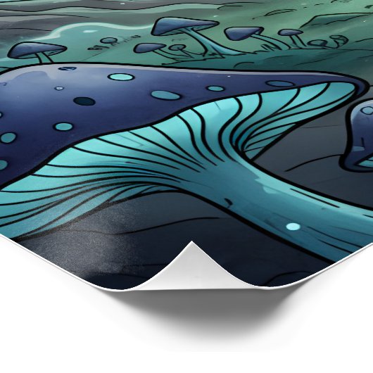 A Zebras Suche Poster (Ecke)