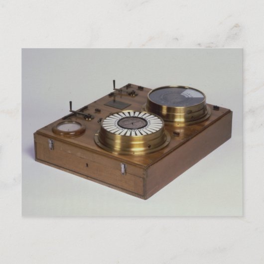 A Zeigertelegraph, produziert von Werner von Postkarte (Vorderseite)