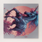 A Zombie Unicorn Poster Puzzle (Horizontal)
