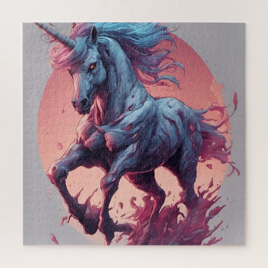 A Zombie Unicorn Poster Puzzle (Vertikal)