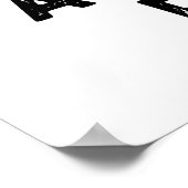 A-Zwiebelpinsel Funny Acrylic Paint Pun Poster (Ecke)