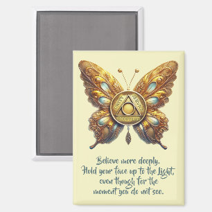 AA-Einheitssymbol Schmetterling, Gebet Magnet