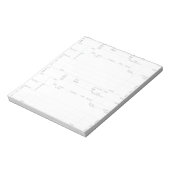 AA Flight Deck Numbers 3 Notepad Notizblock (Rotiert)