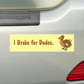 AA, I Bremse für Dodos. Autoaufkleber (Auf Auto)