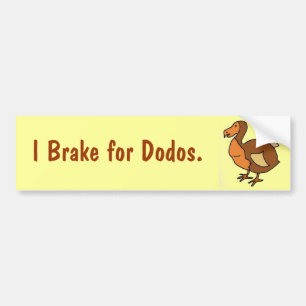 AA, I Bremse für Dodos. Autoaufkleber