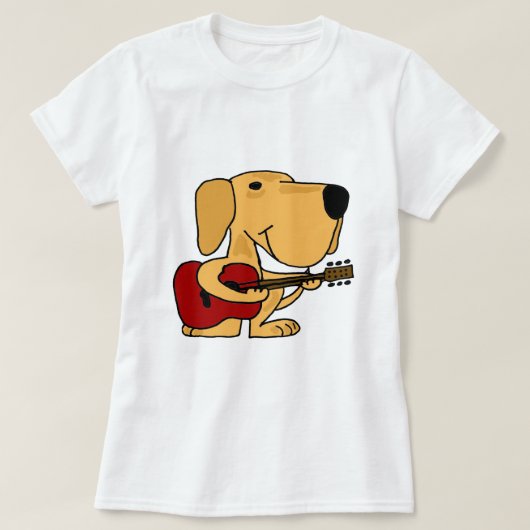 AA, niedlicher gelber Labrador-Retriever, der T-Shirt (Design vorne)
