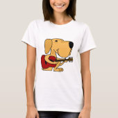AA, niedlicher gelber Labrador-Retriever, der T-Shirt (Vorderseite)