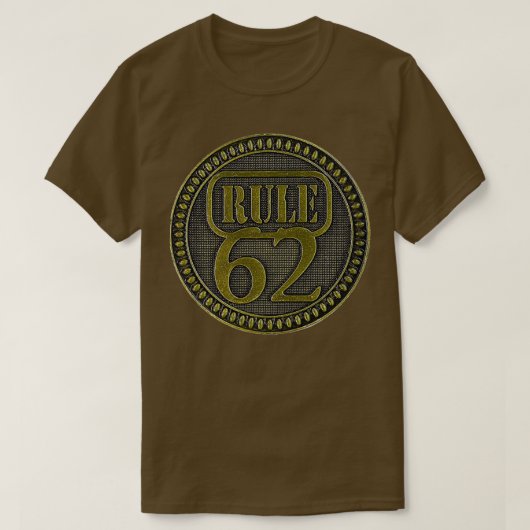 AA Rule 62 Button T-Shirt (Design vorne)